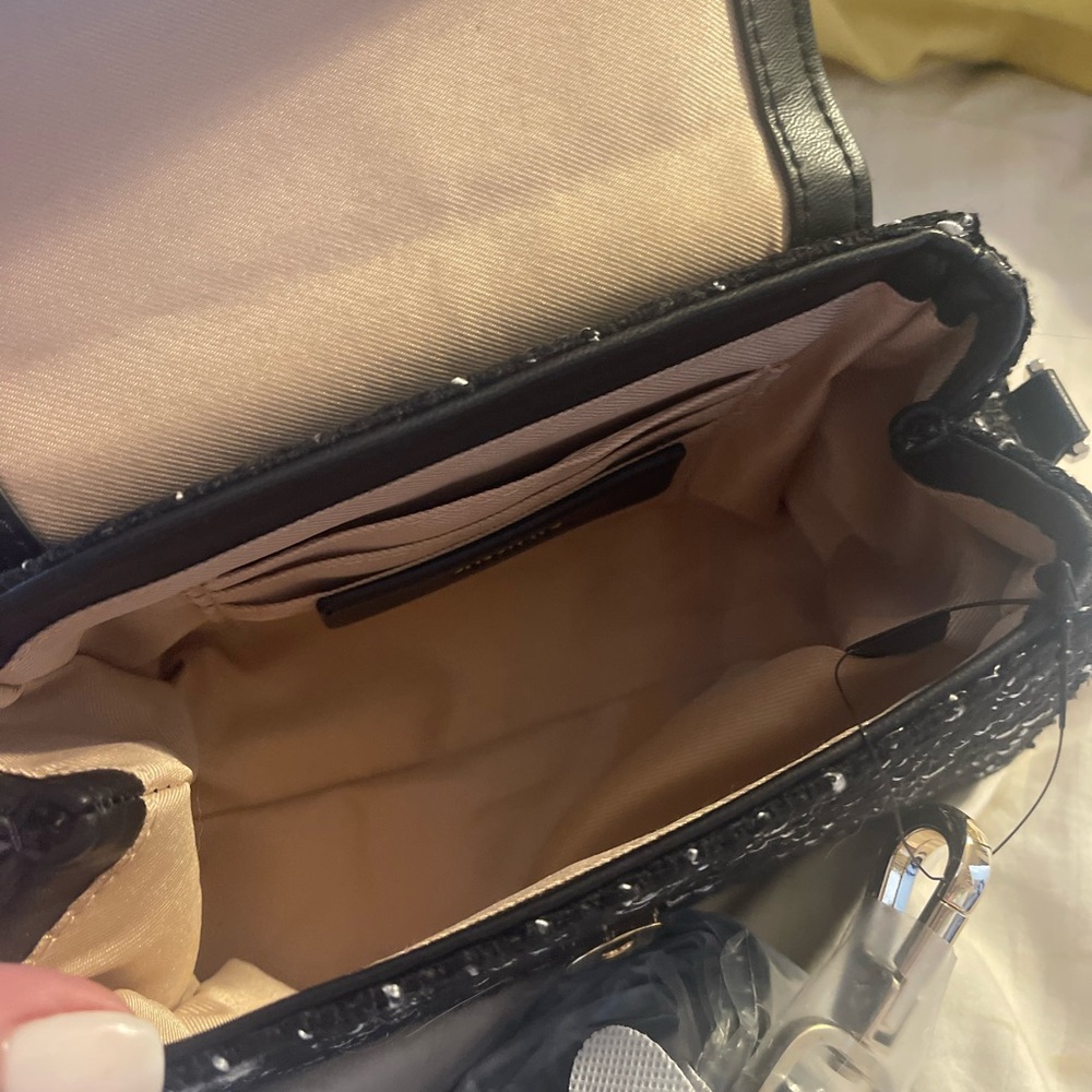 Jason Wu Mini Black Tweed Crossbody Top Handle Bag Brand New - Picture 3 of 10